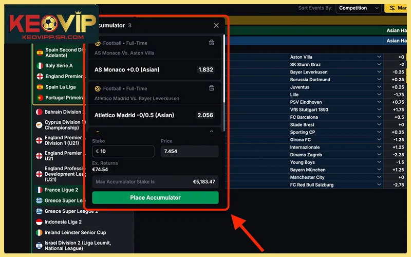 Định nghĩa hình thức cược Mix Parlay trực tuyến